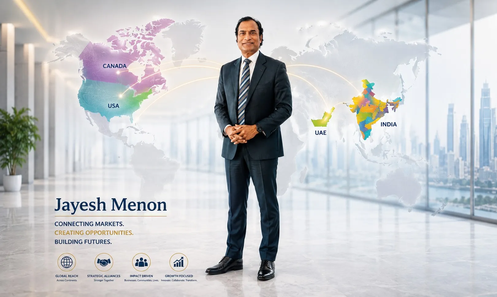 Jayesh Menon - Connecting Markets, Creating Opportunities, Building Futures